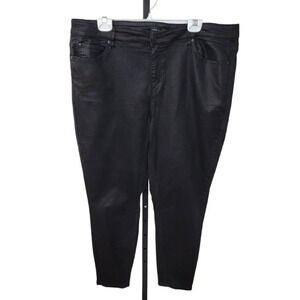 Love & Legend Coated Black Jeans Size  20